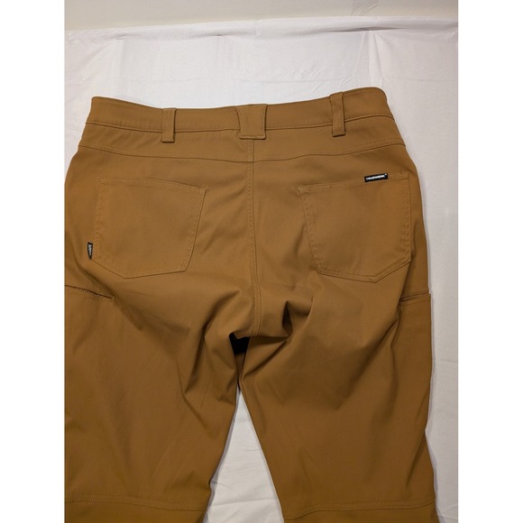 Truewerk Men's 38/30 Edo Pant Brown Technical 5-Pocket Utility Pants Work Tough - Picture 14 of 16